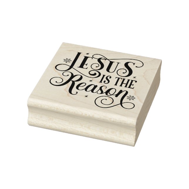 Jesus ist der Grund Gummistempel (Stempel)