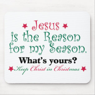 Jesus ist der Grund während meiner Jahreszeit Mousepad