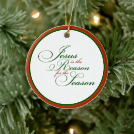 Jesus ist der Grund, warum Keramik Ornament