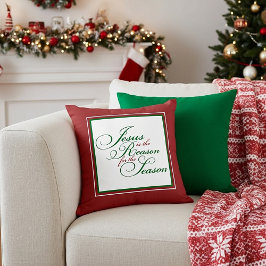 Jesus ist der Grund, warum werfen Kissen