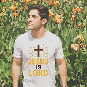 "Jesus ist der Herr" Kreuz Christlichen Glaubens T-Shirt