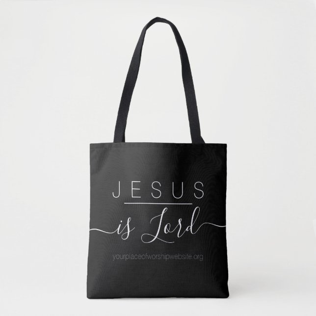 Jesus ist der Herr Tasche (Vorderseite)