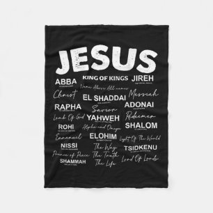 Jesus ist der König Gottes, der hebräische Jesus C Fleecedecke