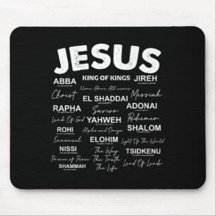 Jesus ist der König Gottes, der hebräische Jesus C Mousepad
