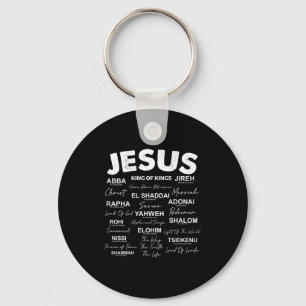 Jesus ist der König Gottes, der hebräische Jesus C Schlüsselanhänger