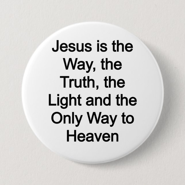 Jesus ist der Weg Button (Vorderseite)