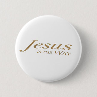 Jesus ist der Weg – Christlicher Glaubensbutton-Pa Button