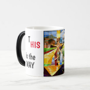 Jesus ist der Weg Verwandlungstasse