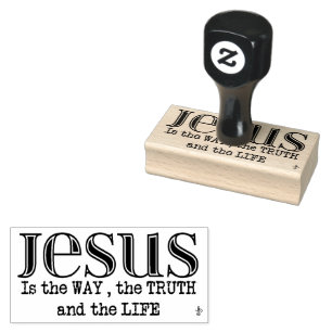 Jesus ist der Weg, Wahrheit & Leben Zitat Stempel