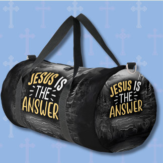 Jesus ist die Antwort Duffle Bag