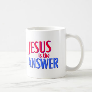 Jesus ist die Antwort Kaffeetasse