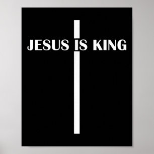 Jesus ist die Christliche Glaubenskirche. Jesus is Poster