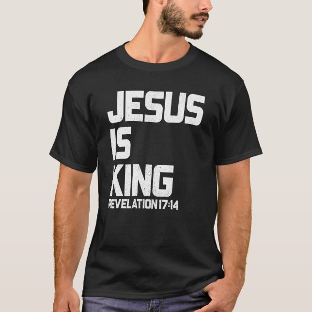 Jesus ist die Königsoffenbarung 1714 T-Shirt (Vorderseite)