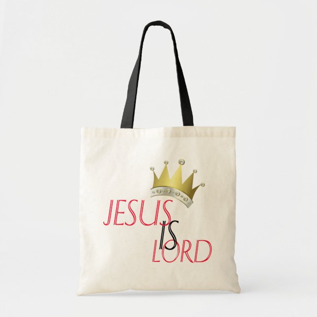 Jesus ist die Lord Budget Tasche (Vorne)