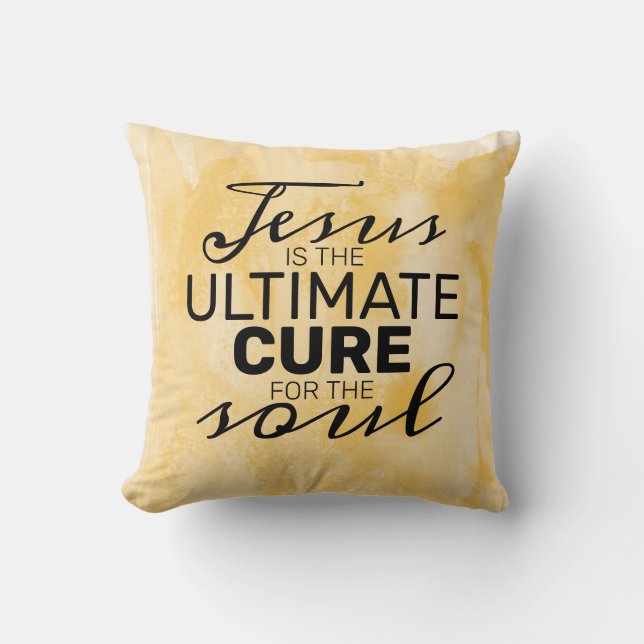 Jesus ist die ultimative Heilung für das Soul Kissen (Vorderseite)