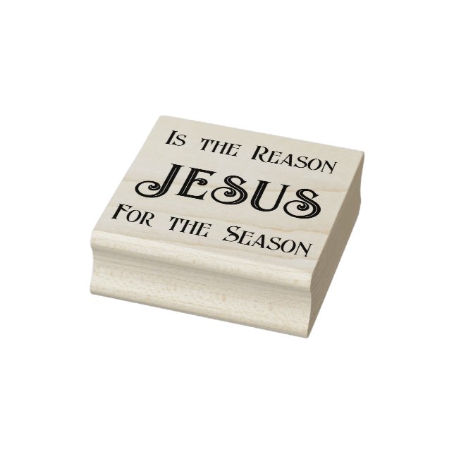 Jesus ist die Weihnachts-Tinte-Briefmarke Gummistempel (Stempel)