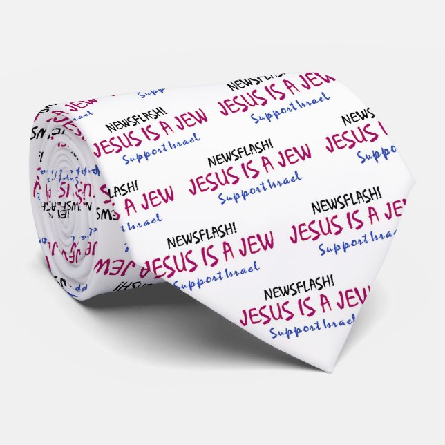 Jesus ist ein Jude-Neck-Tie Krawatte (Gerollt)