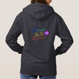 Jesus ist ein Zitat des Herrn Glaubens mit farbenf Hoodie