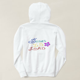 Jesus ist ein Zitat des Herrn Glaubens mit farbenf Hoodie