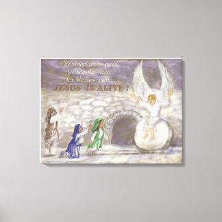 Jesus ist eine lebende gedehnte Leinwand