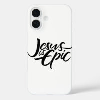 Jesus ist EPIC - Lettering Religiöse Kalligraphie