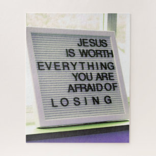 Jesus ist es wert, alles Christliche Zeichen zu ha