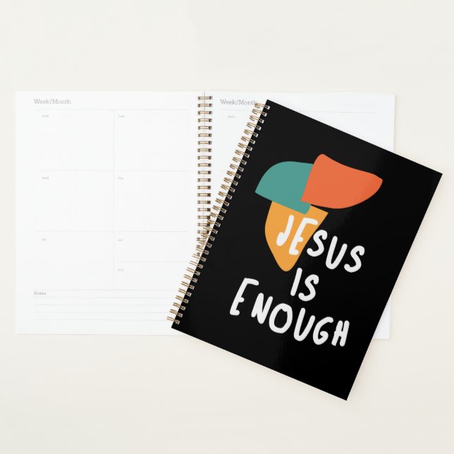 Jesus ist genug - kraftvoller Christlicher Zitat Planer (Anzeige)