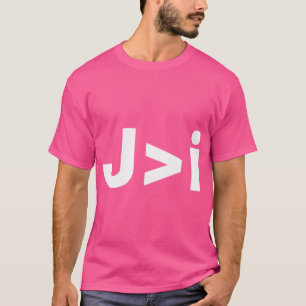Jesus ist größer als ich, er ist ein größeres Symb T-Shirt