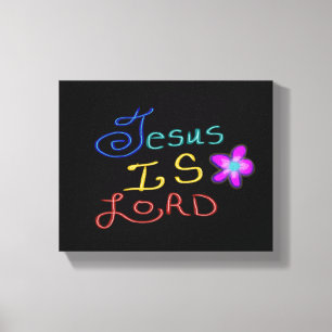 Jesus ist Herr Christlich Leinwanddruck