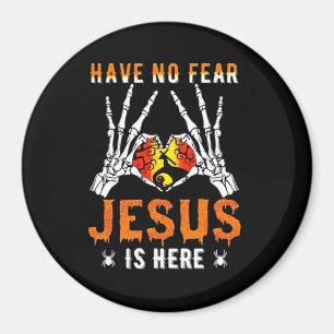 Jesus ist Herz-Skelett-Hand Magnet