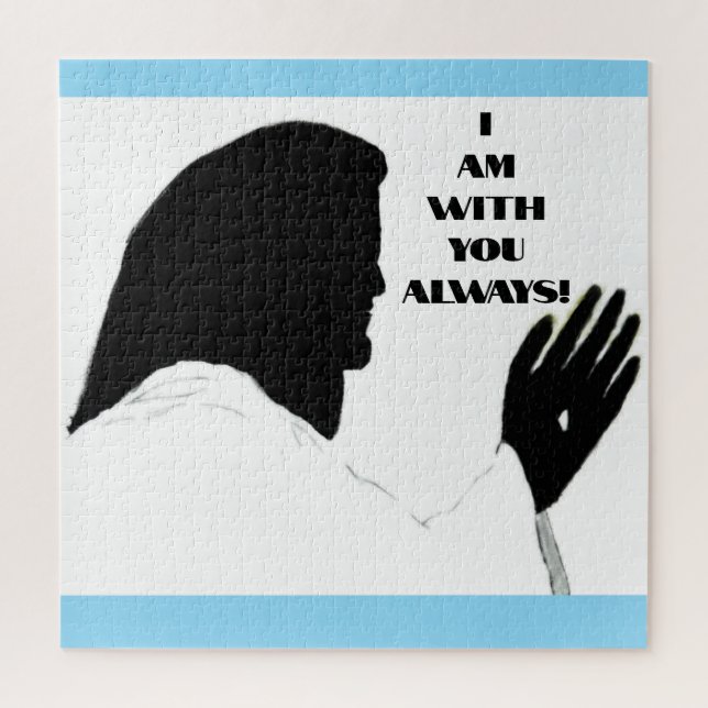 JESUS IST IMMER BEI DIR Puzzle (Vertikal)