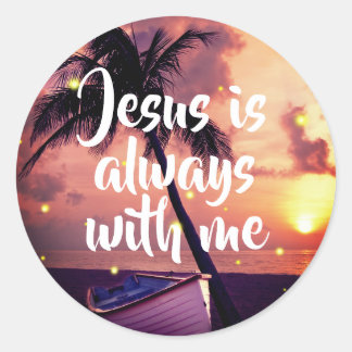 Jesus ist immer bei mir | Sticker für Inspiratione