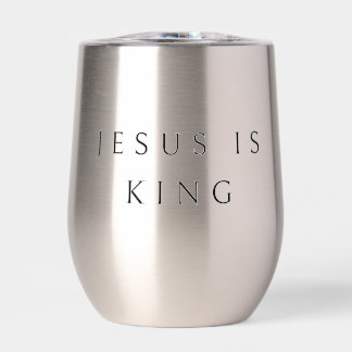 JESUS IST KING tumbler