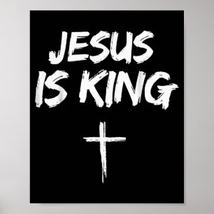 Jesus ist König Bibelvers John 14_6 Christlicher G Poster