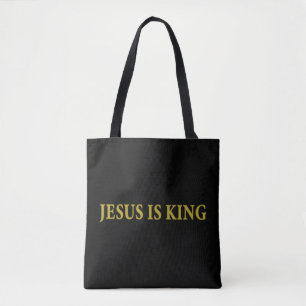 Jesus ist König Christlich Pullover HoodieJesus is Tasche
