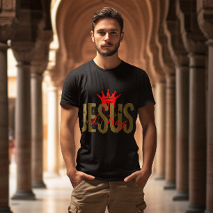 Jesus ist König Christliche Bibel Spiritualität fü T-Shirt