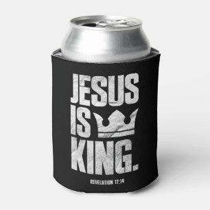 Jesus ist König Christliche Bibelschrift Zitat Pul Dosenkühler