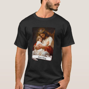 Jesus ist König Christliche Kunst Jesus liebt dic T-Shirt