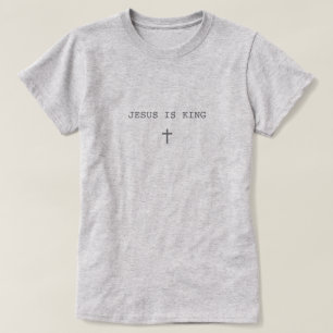 Jesus ist König Christliches Tri-Blend-Shirt T-Shirt