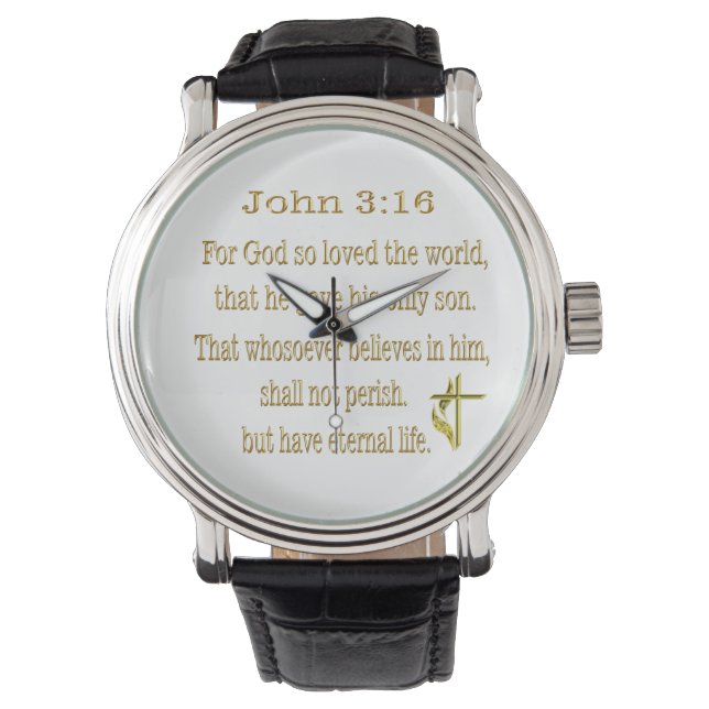 Jesus ist König der Könige Armbanduhr (Vorderseite)