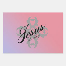 Jesus ist König Geschenkpapier Set