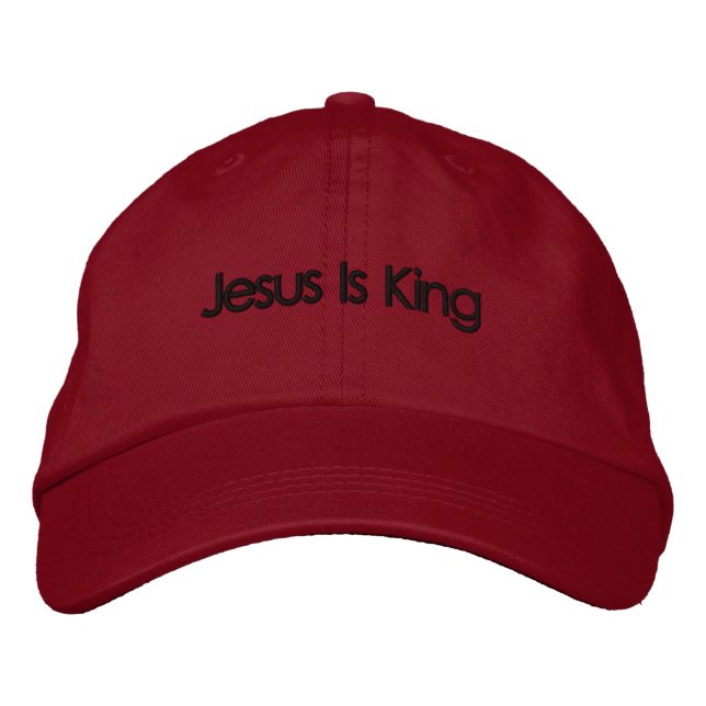 Jesus ist König Hut (Vorderseite)