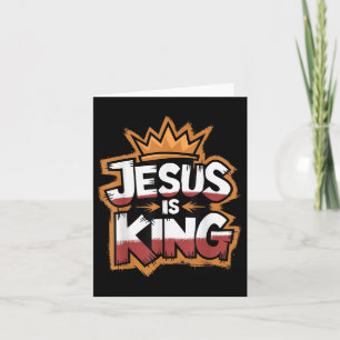 Jesus ist König Karte