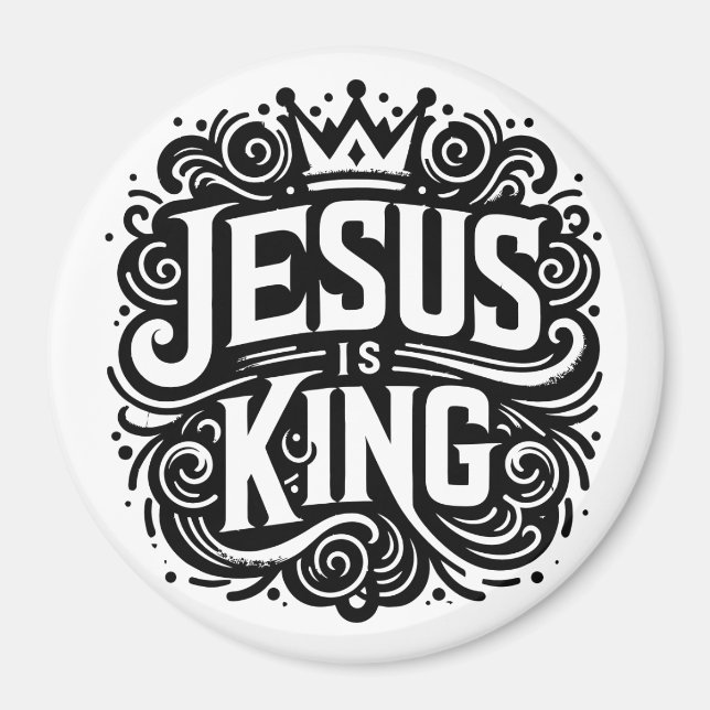 Jesus ist König Magnet (Vorne)