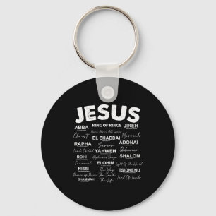 Jesus ist König Namen Gottes Hebräisch Jesus Chris Schlüsselanhänger