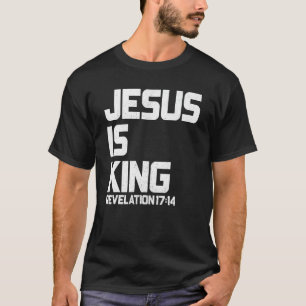 Jesus ist König Offenbarung 17 14 Bibelverse für M T-Shirt