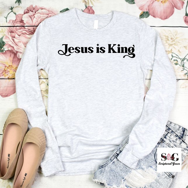 Jesus ist König Sweatshirt (Von Creator hochgeladen)