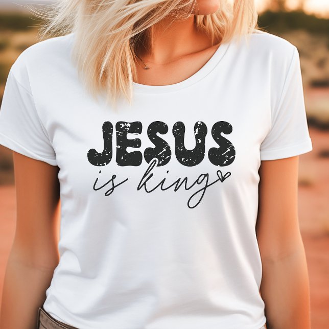 Jesus ist König Tri-Blend Shirt (Von Creator hochgeladen)