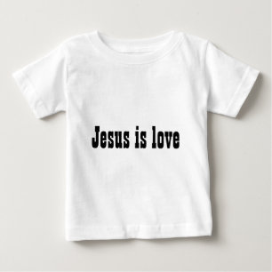 Jesus ist Liebe Baby T-shirt