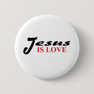 Jesus ist Liebe Button